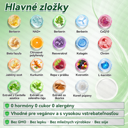 Oficiálny obchod | 🔥 𝑮𝑳𝑶𝐑𝐄𝐍𝐃𝘼® Moringa · Berberín × NAD+ 10 v 1 Pokročilá nano náplasť s mikroihličkami (len raz denne, viditeľné výsledky už po 7 dňoch) 🔥 Pre osoby s obezitou, povolenou pokožkou, cukrovkou a problémami so kĺbmi